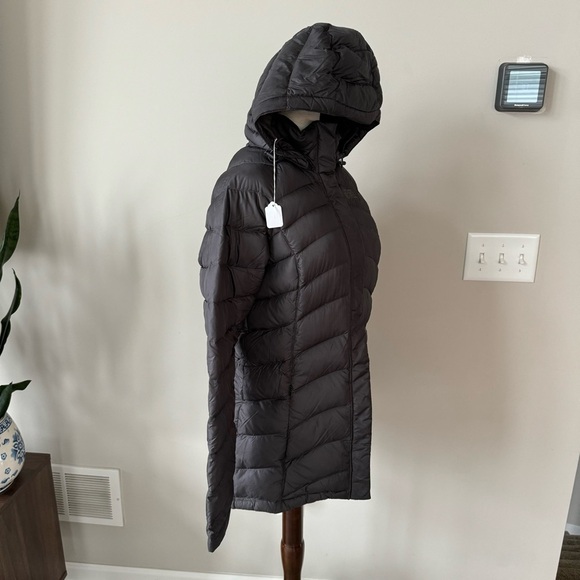 The North Face 600 Down Puffer Parka with Removable Hood - Charcoal Gray - Picture 2 of 12